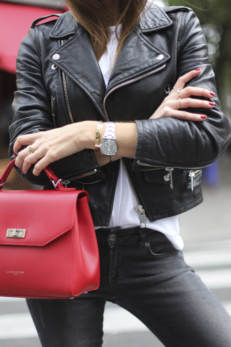 bartabac, blog, blogger, fashion, red, jeans, perfecto jacket, paris,3
