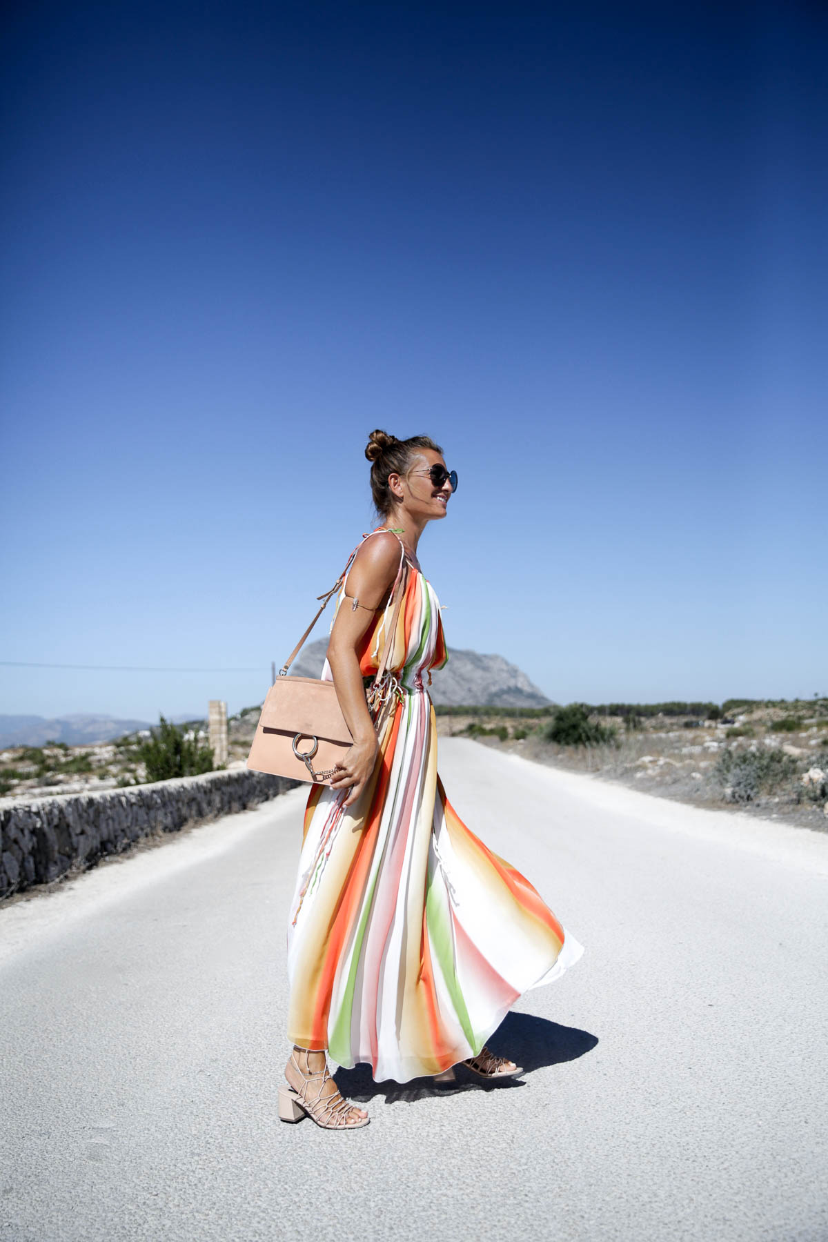 bartabac moda fashion blog dress vestido largo mango sandals sandalias bolso chloe-6